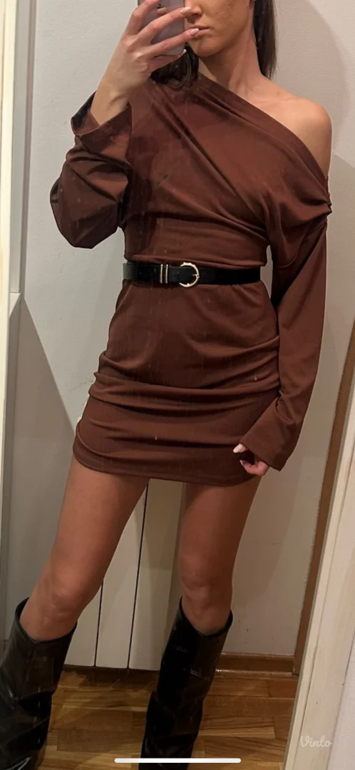 NOVA asimetrična mini haljina - UNI size
