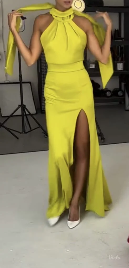 Maxi unikatna haljina - S