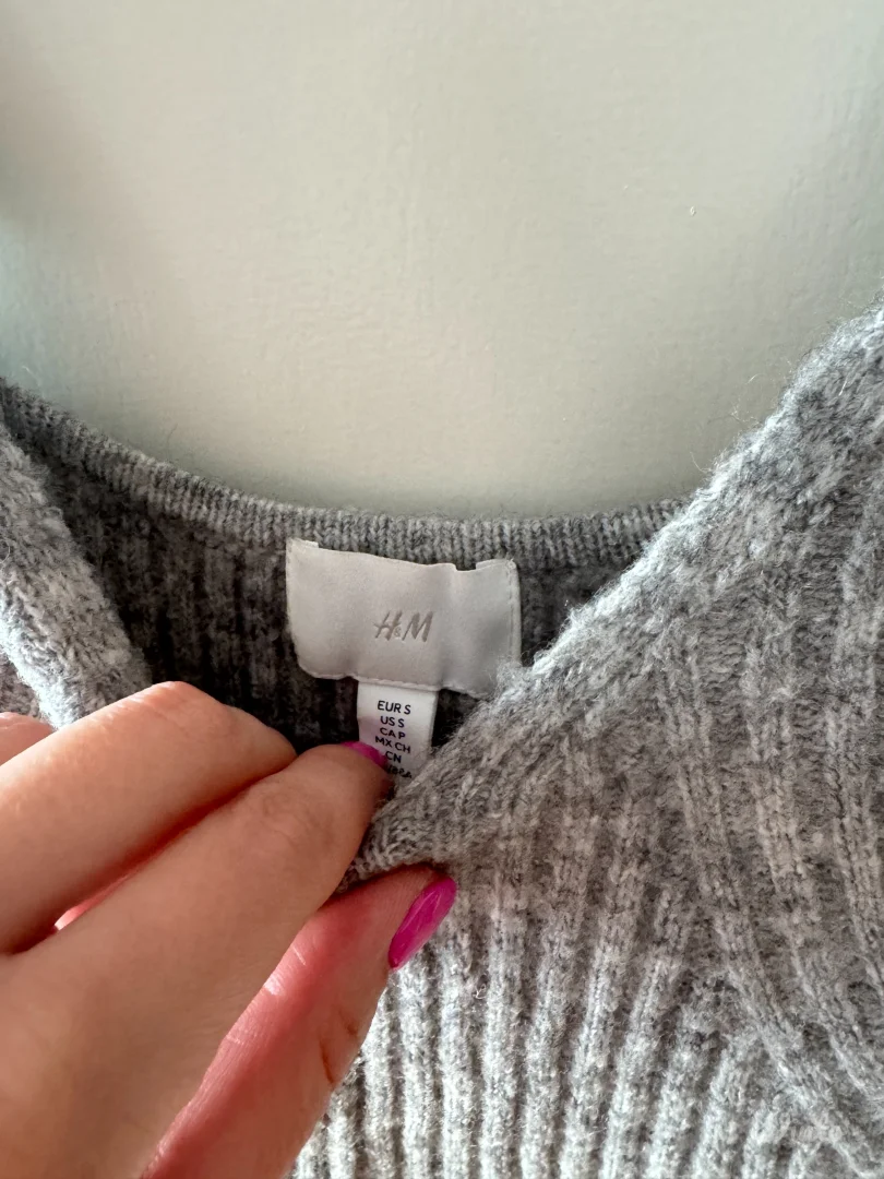 H&M pletena haljinica - S