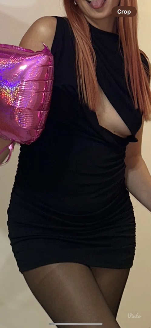 mini ZARA sečena haljina - L