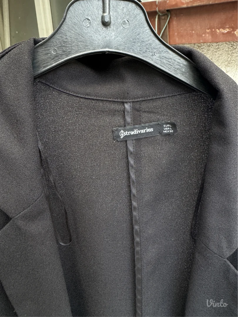 Crni kardigan/sako Stradivarius - L
