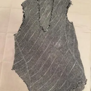 100% lan ZARA asimetrična bluza