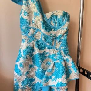 Mini haljina od brokata - ručno rađena - S