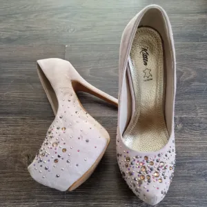 Kožne krem štikle - 39