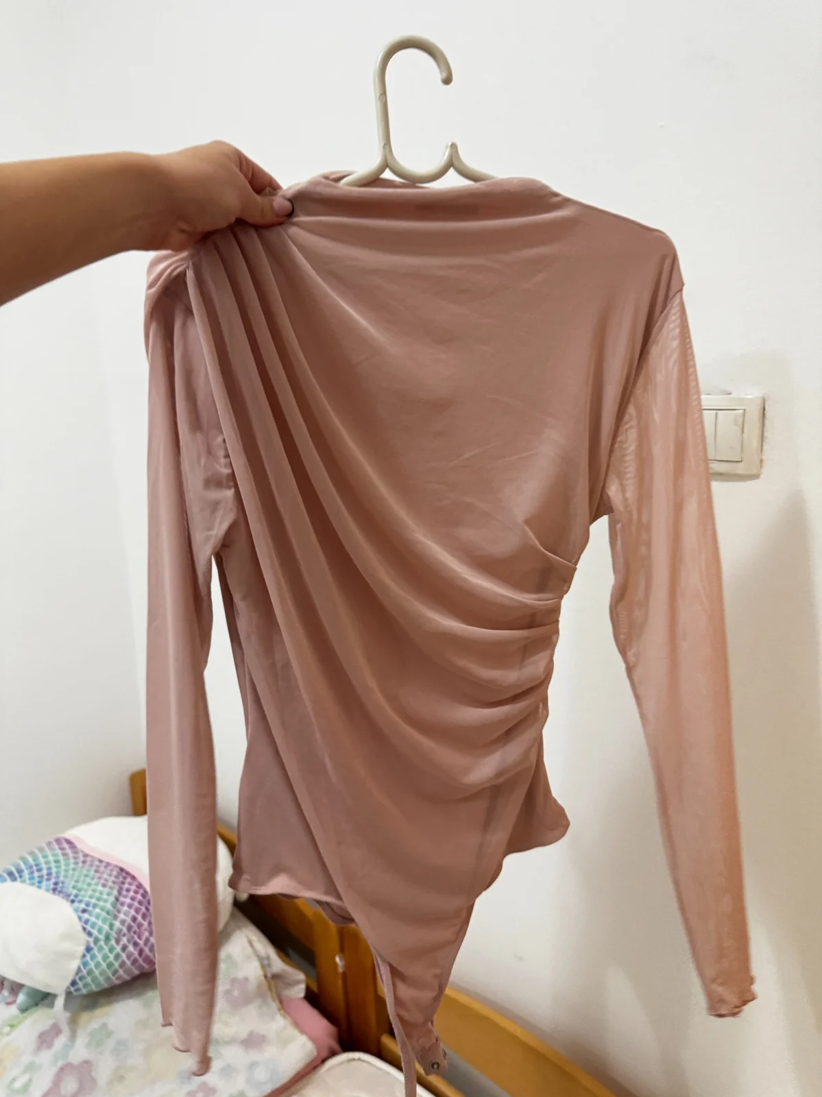 Bejbi roze body Stradivarius - L