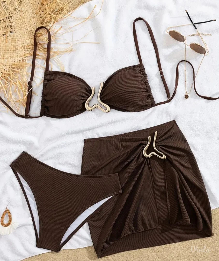 NOV kupaći + suknjica - S