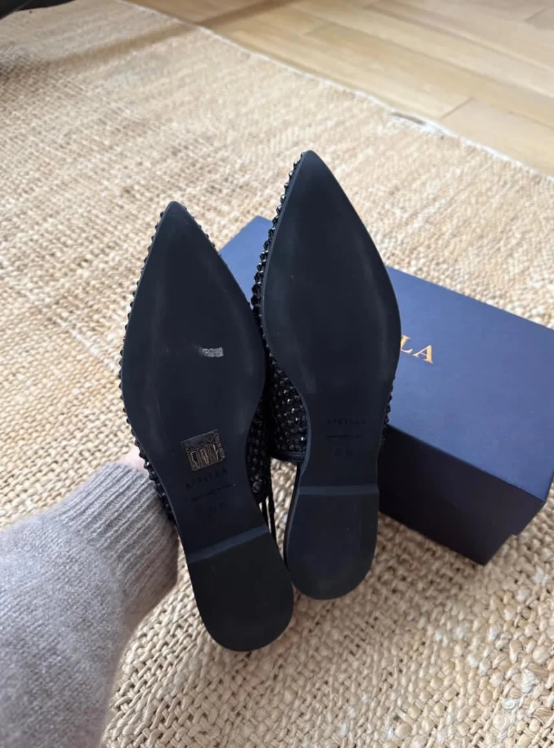 NOVE LeSilla Swarovski baletanke - 37.5