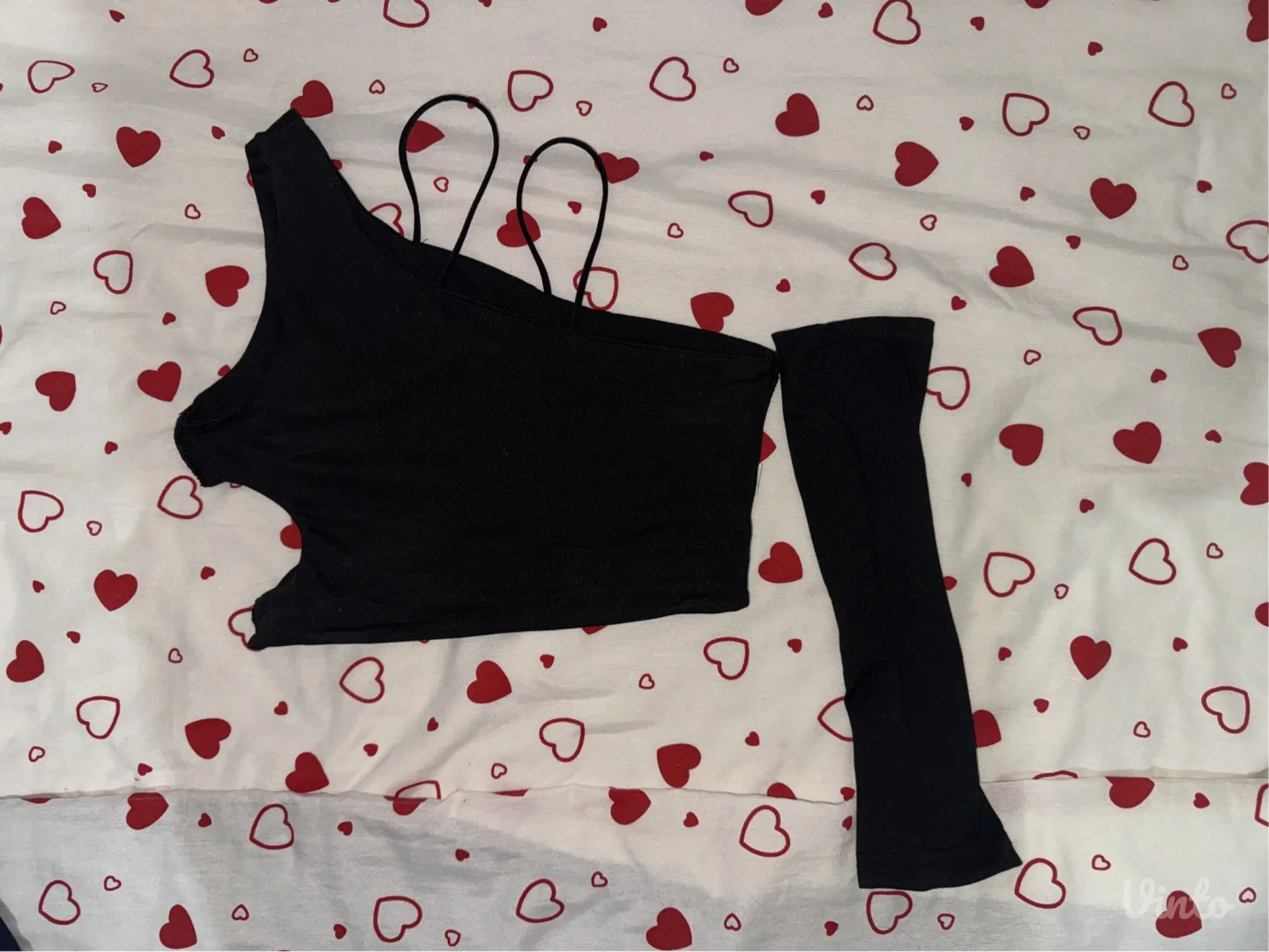 Crop top sa rukavom - NEOBIČAN