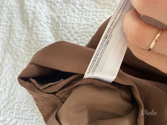 Mango exclusive pantalone od viskoze