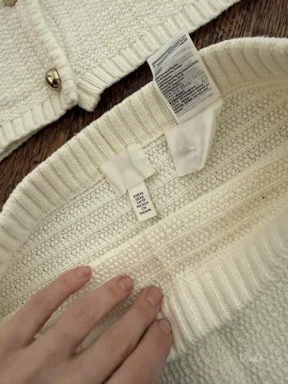 HM komplet suknja i bluza pleteni