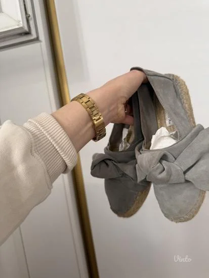 Sive M-Ishka espadrile sa duplim djonom