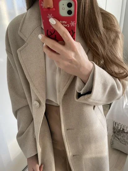 Zara krem kaput
