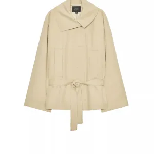 Zara trench coat crop