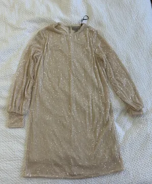Sjajna glitter haljina H&M