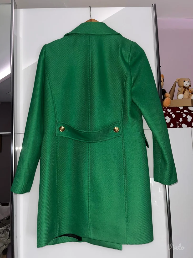 ZARA zeleni kaput S veličina