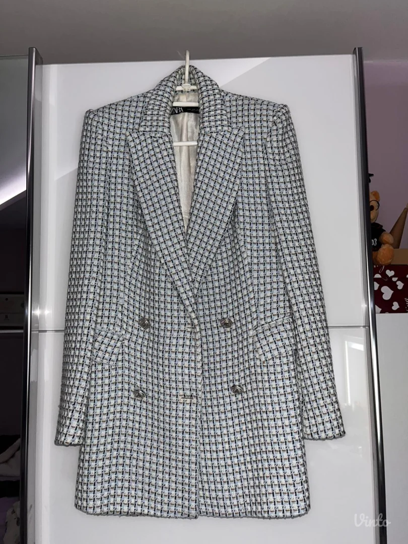 ZARA strukirani sako S veličina