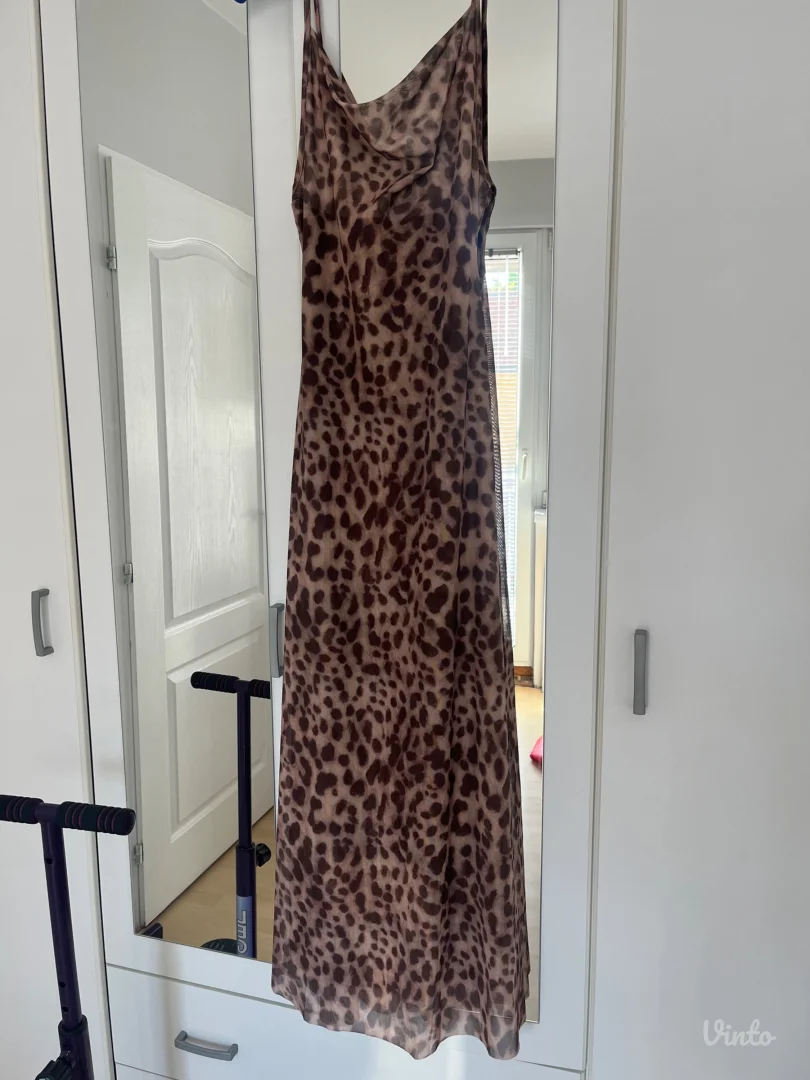 Leopard haljina maxi duga