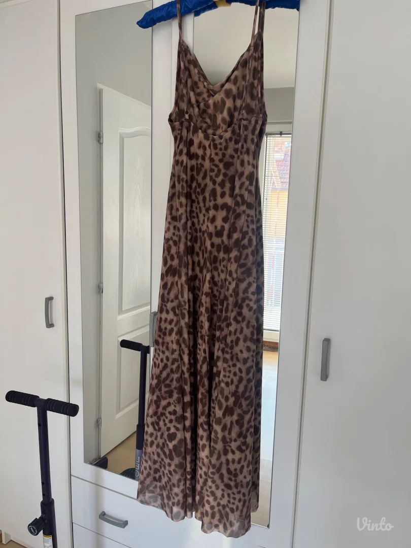 Leopard haljina maxi duga