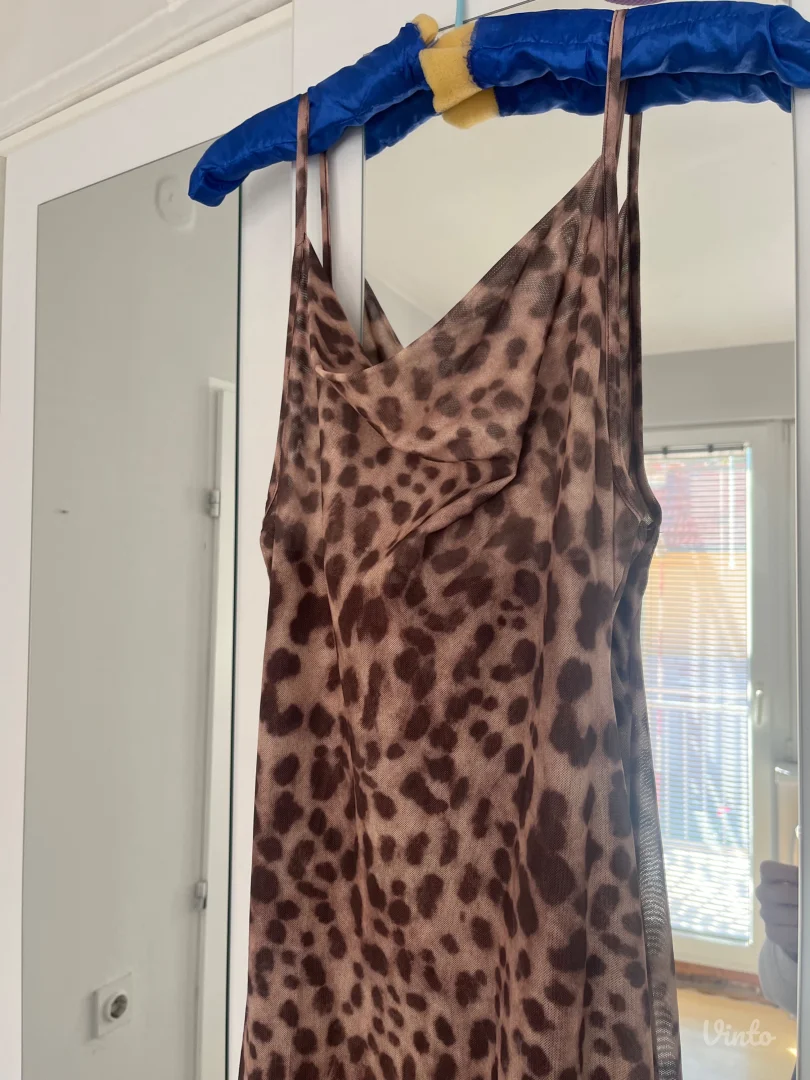 Leopard haljina maxi duga