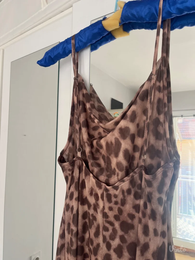 Leopard haljina maxi duga