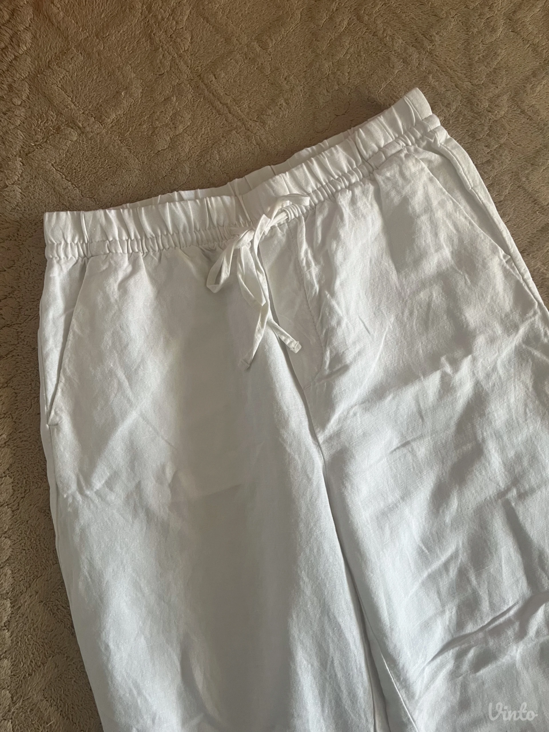 H&M lagane lanene pantalone lan/viskoza