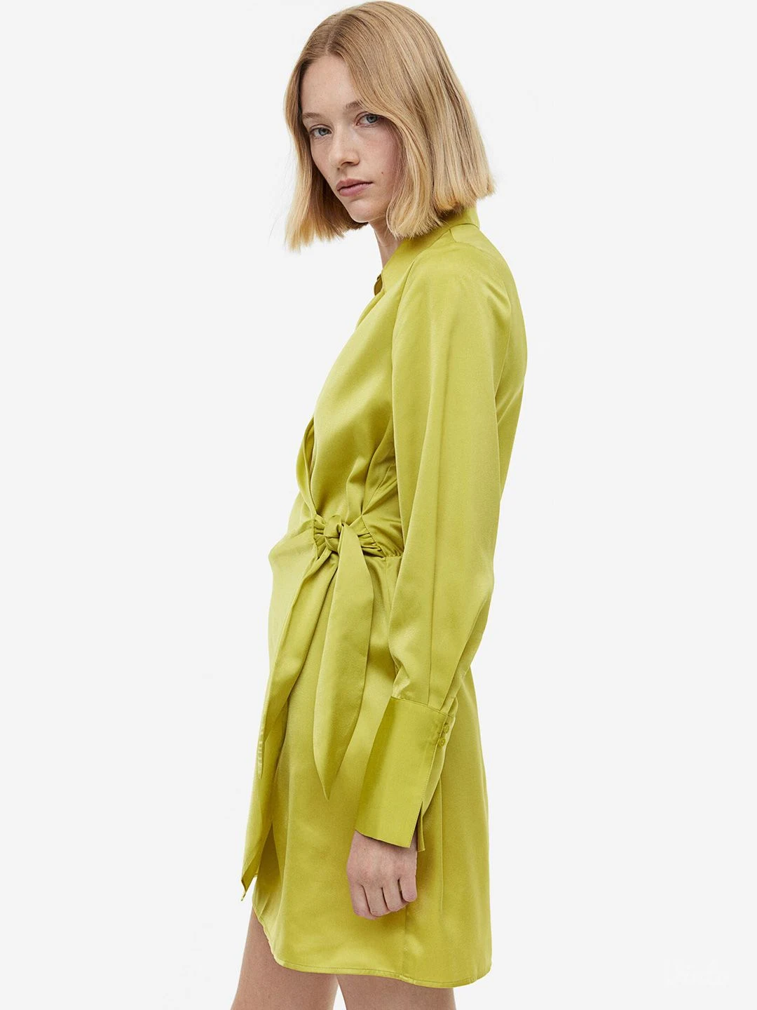 H&M prelepa satenska haljina XS-S