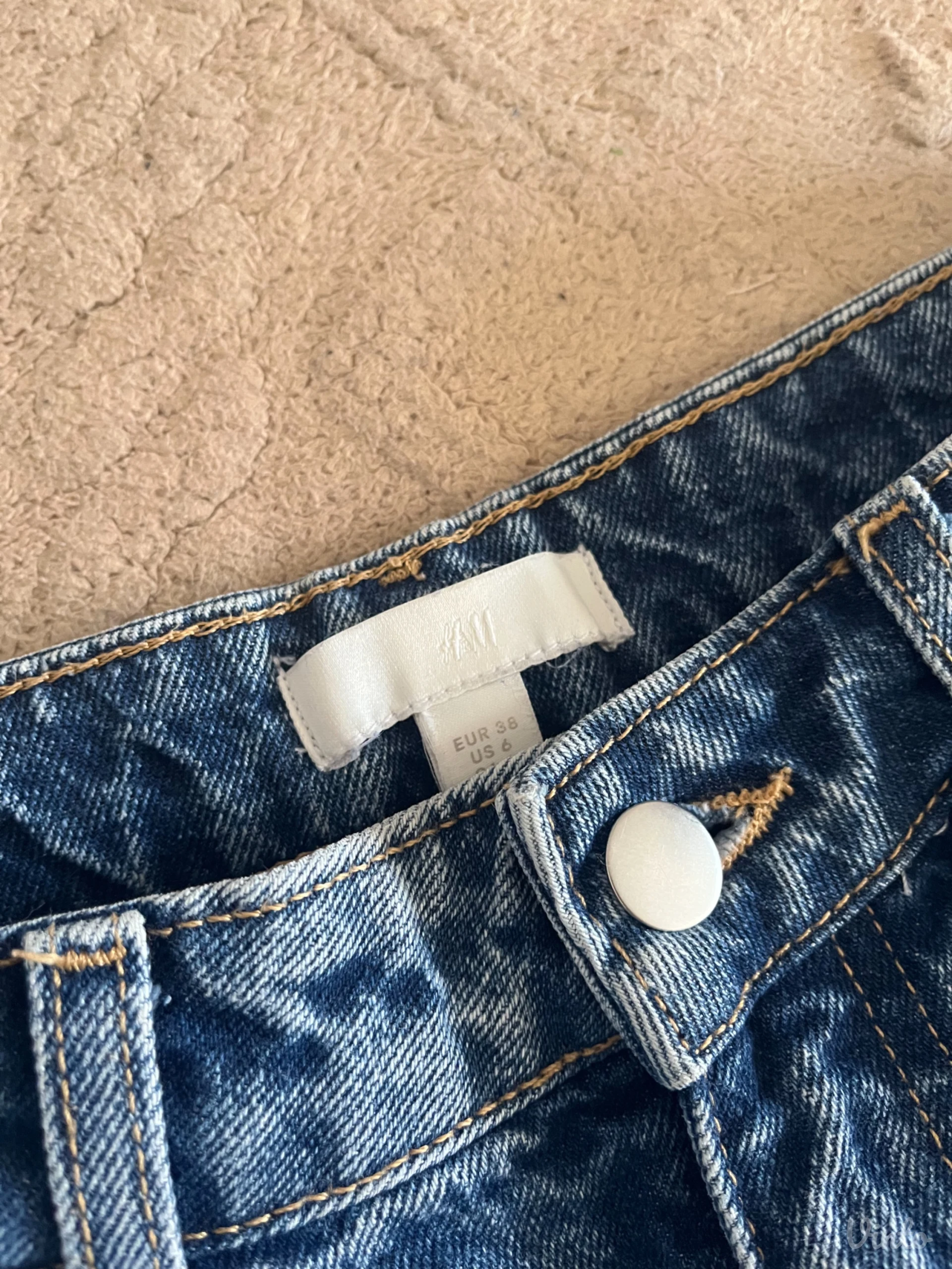 H&M basic teksas šorts S