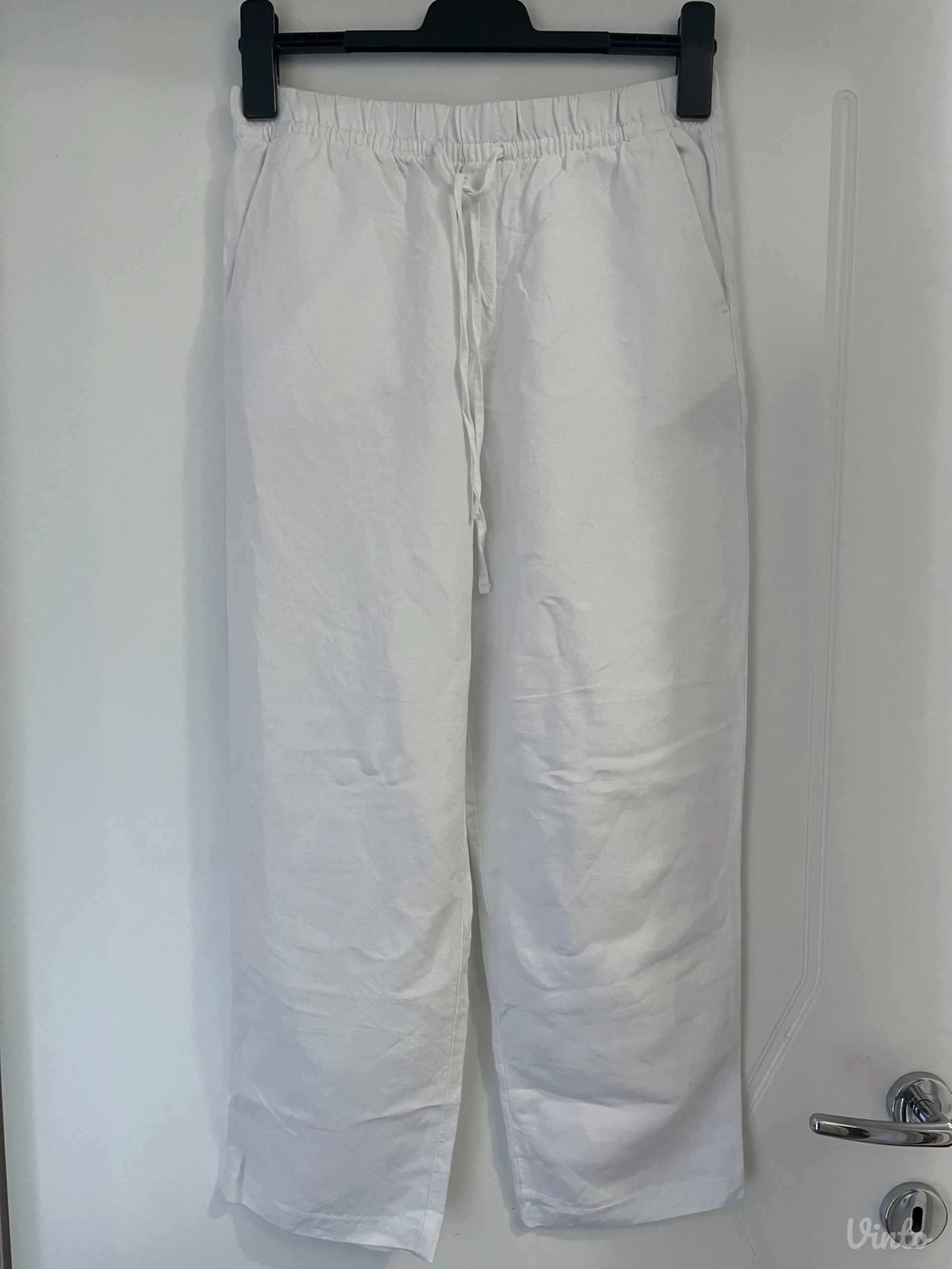 H&M lagane lanene pantalone lan/viskoza