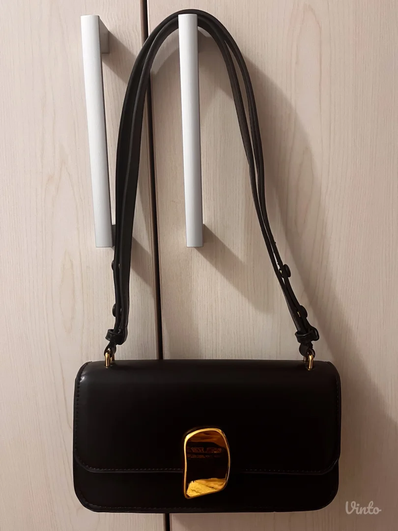 ZARA elegantna čoko torbica