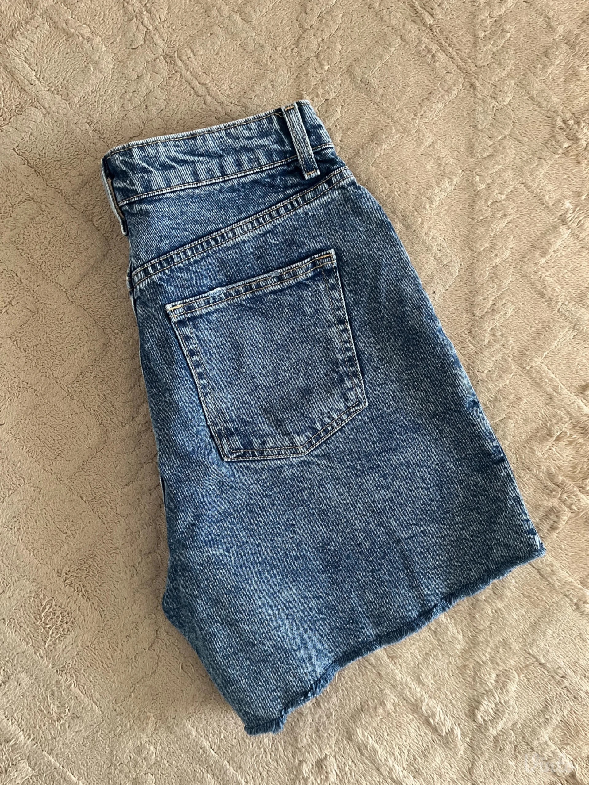 H&M basic teksas šorts S