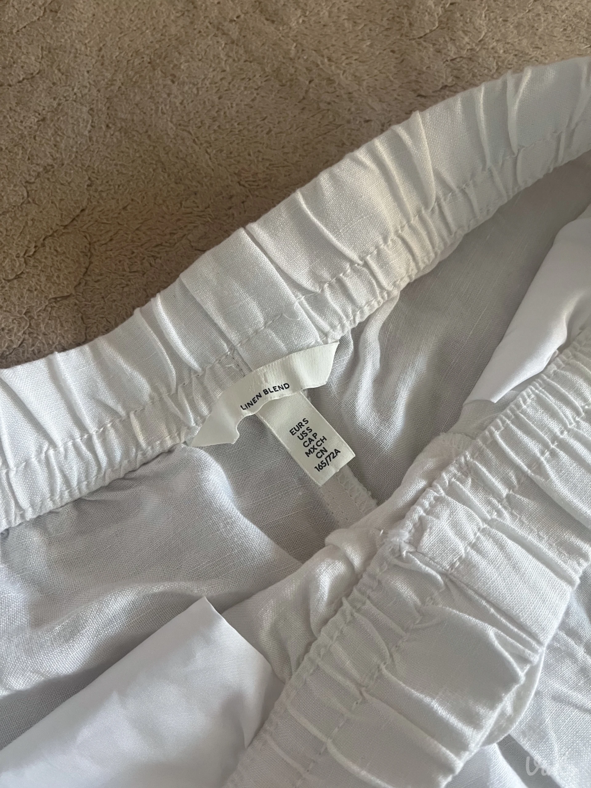 H&M lagane lanene pantalone lan/viskoza