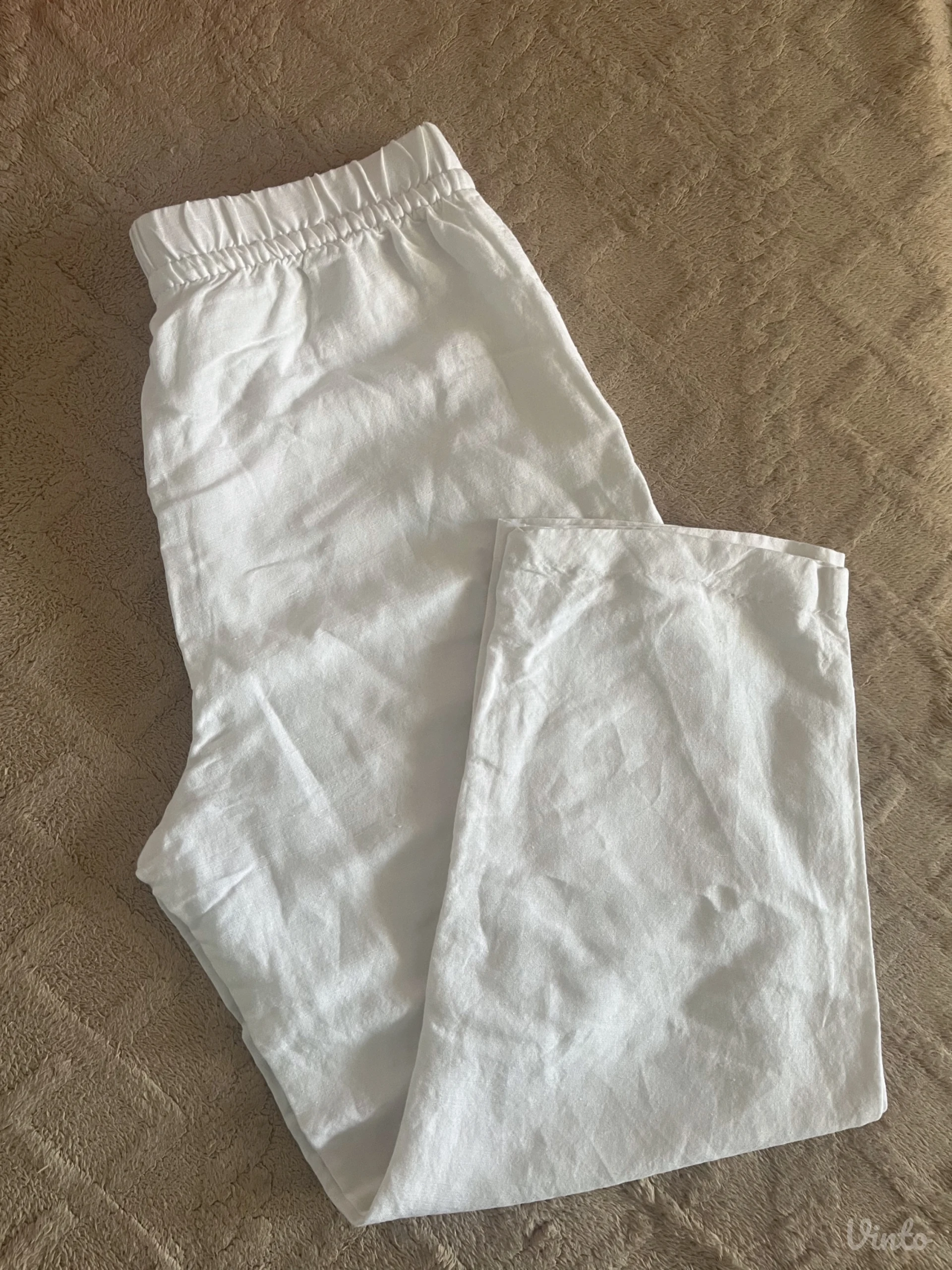 H&M lagane lanene pantalone lan/viskoza