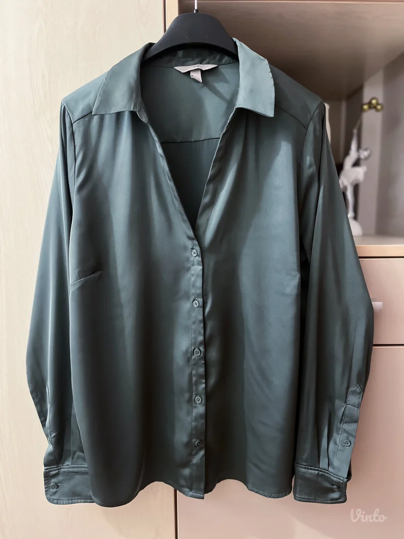 H&M satenska košulja S/M