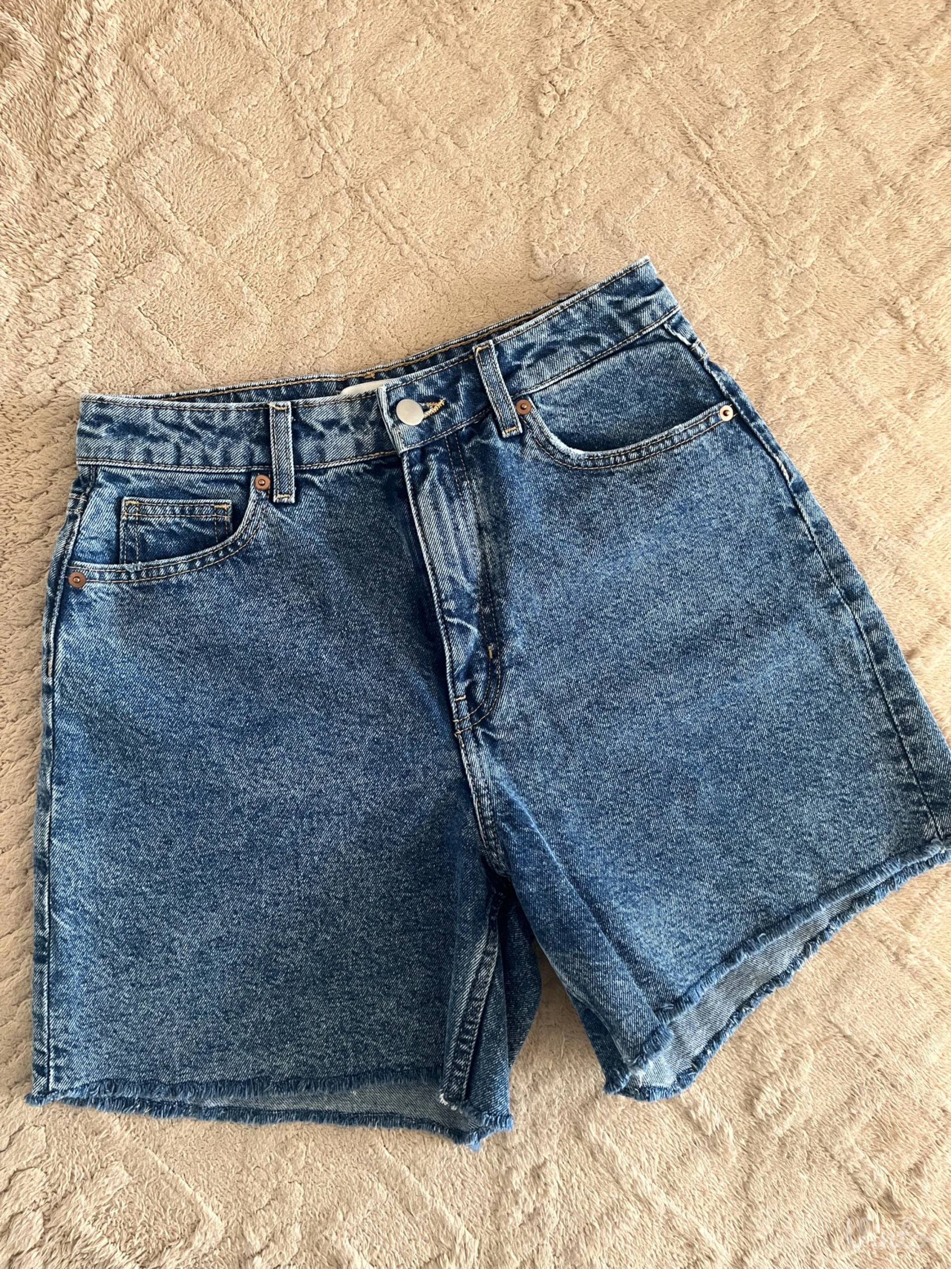 H&M basic teksas šorts S