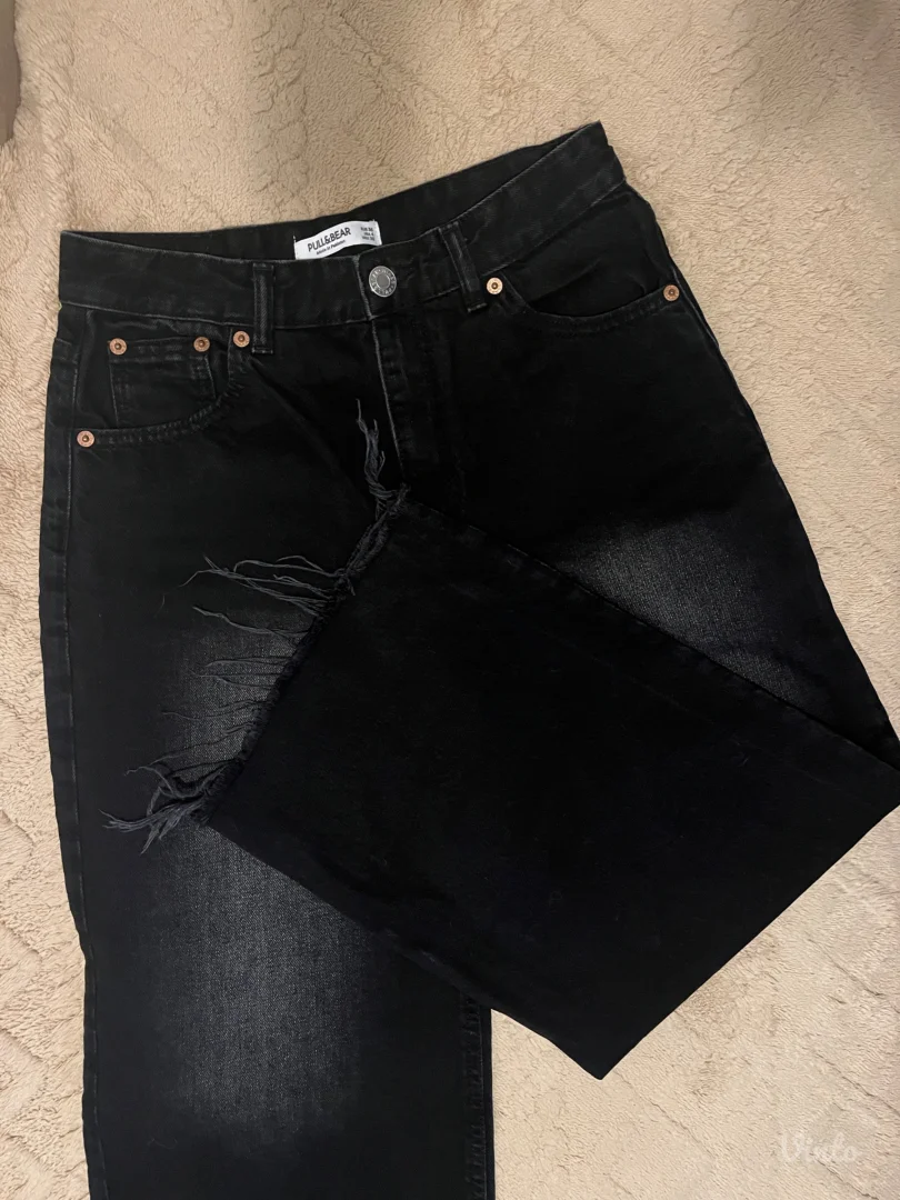 PULL&BEAR washed crne kilote