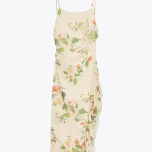 ZARA cvetna slip haljina sa karnerima S/M