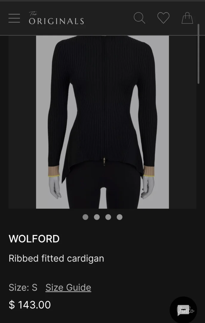 Wolford originalni džemperić od mekane merino vune