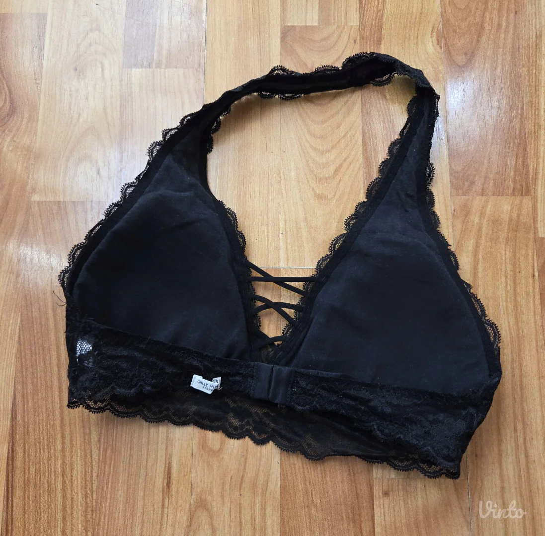 Lace cotton bra