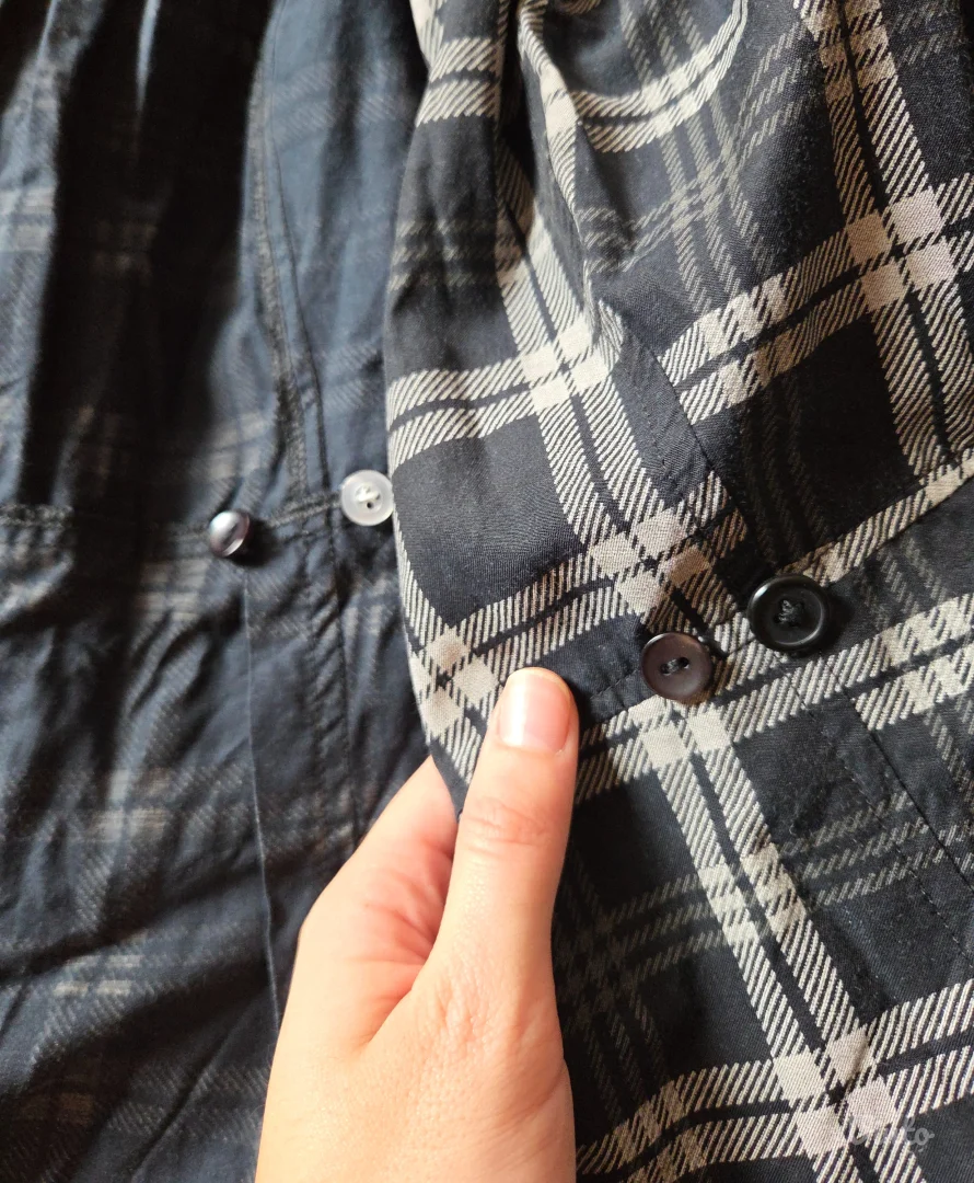 50s inspired pinup karirana haljina od pamuka