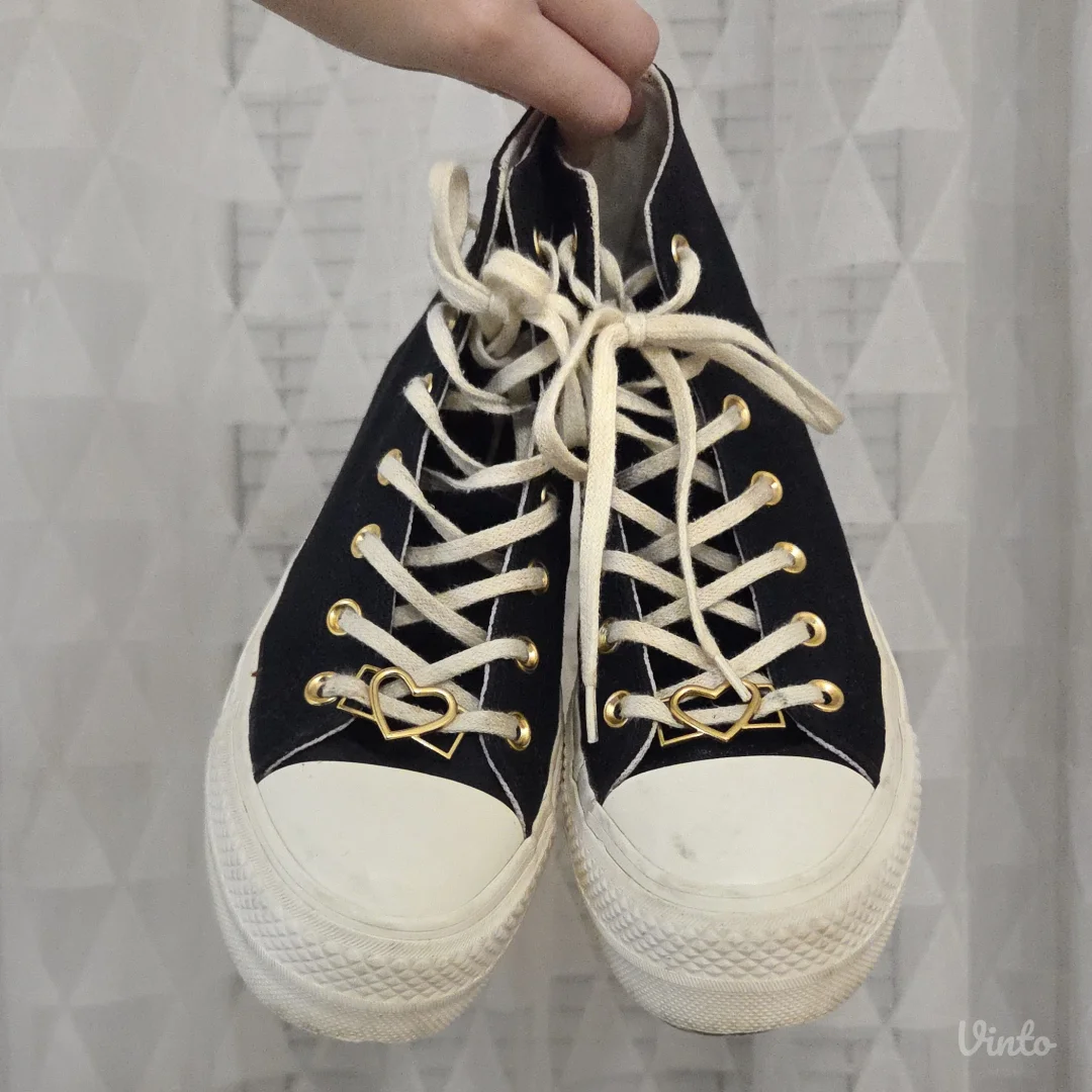 Converse Lift Platform 'Black Hearts'