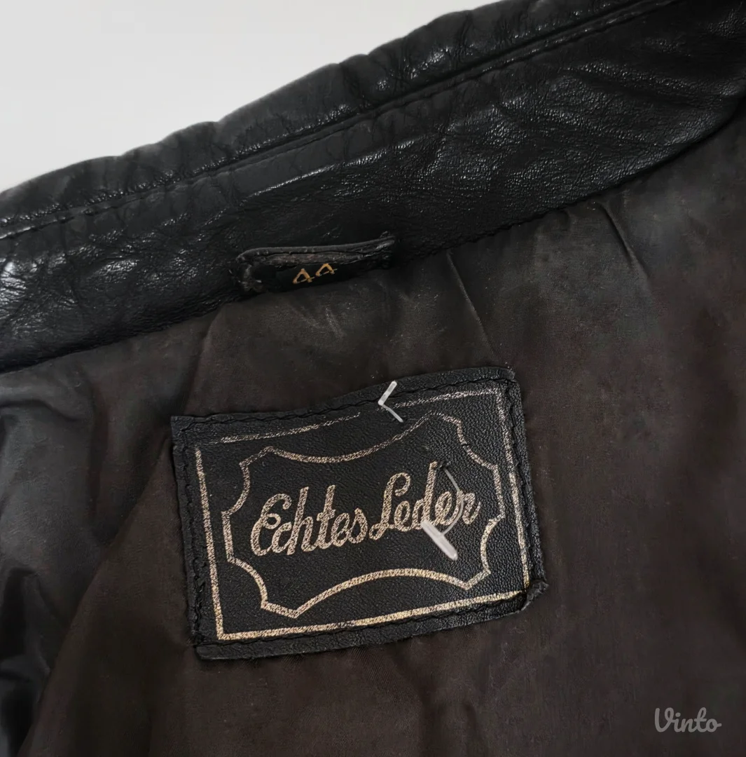 Vintage trench mantil od prirodne kože