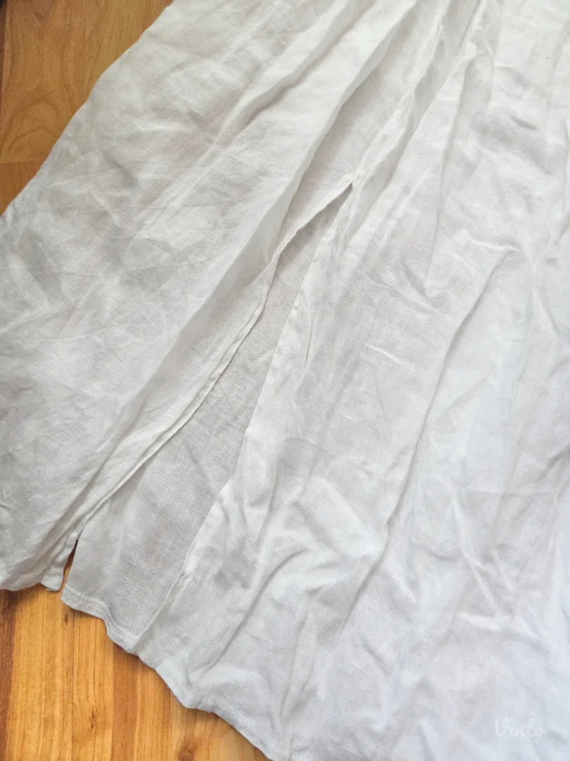 Vilinska maxi lanena suknja