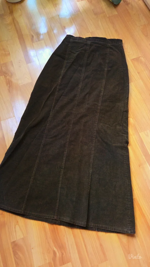 Maksi whimsigoth braon suknja od somota