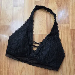 Lace cotton bra