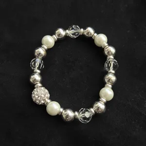 Elastična narukvica sa krupnim perlama