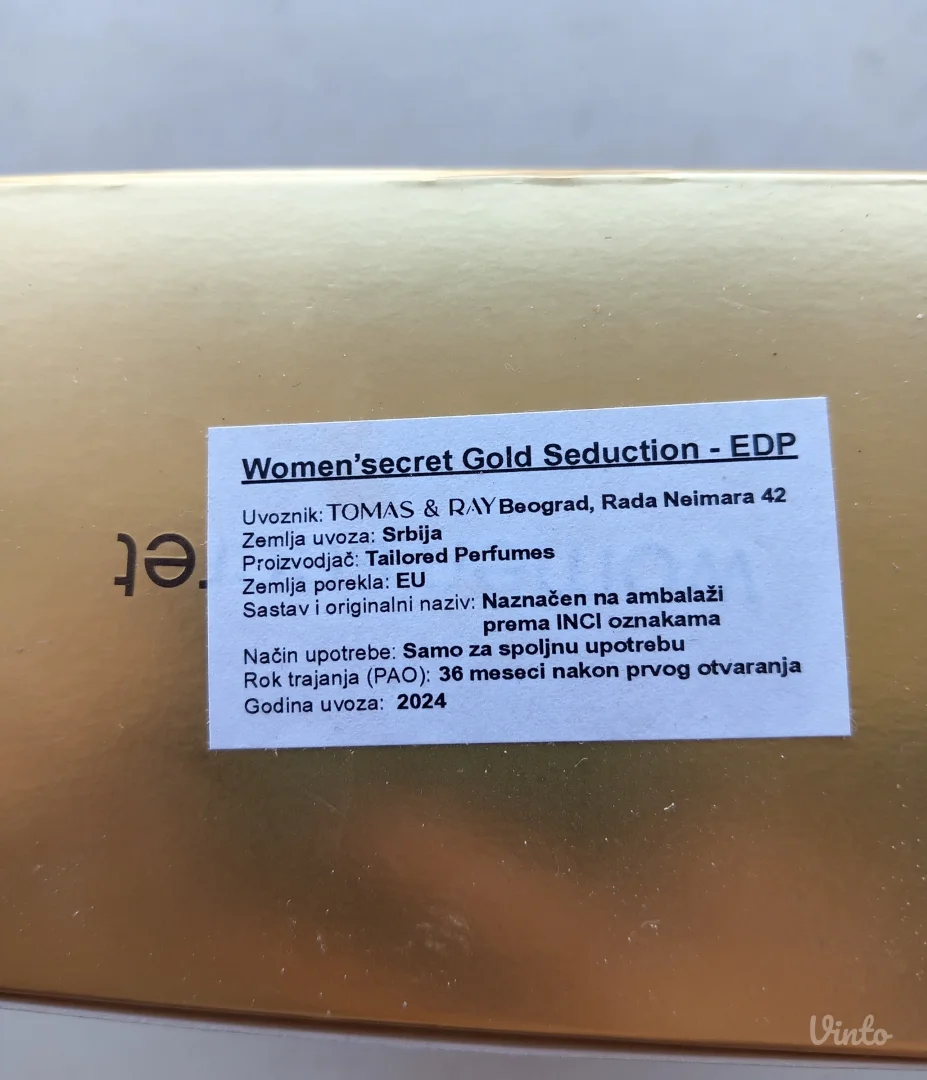 Women'secret Gold Seduction parfem