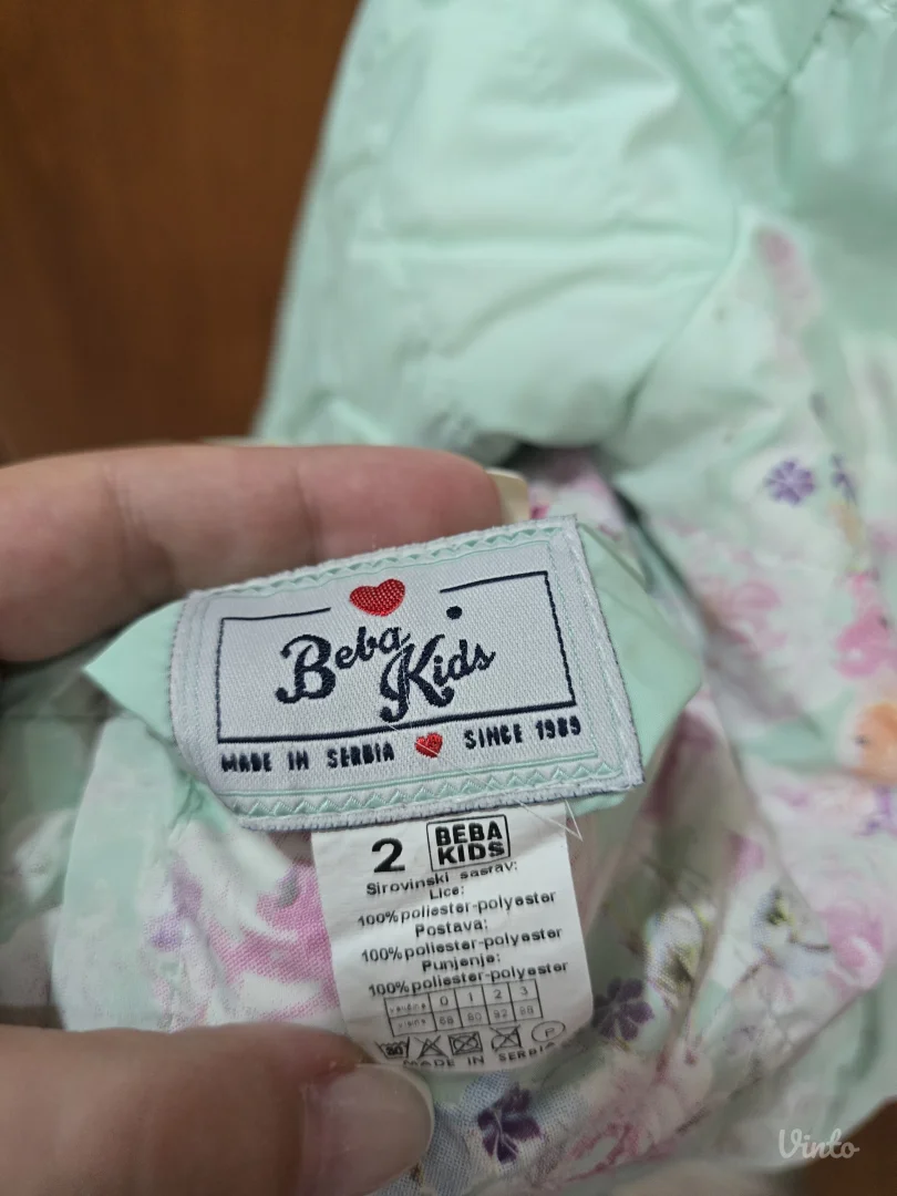 Beba Kids dvostrana jaknica