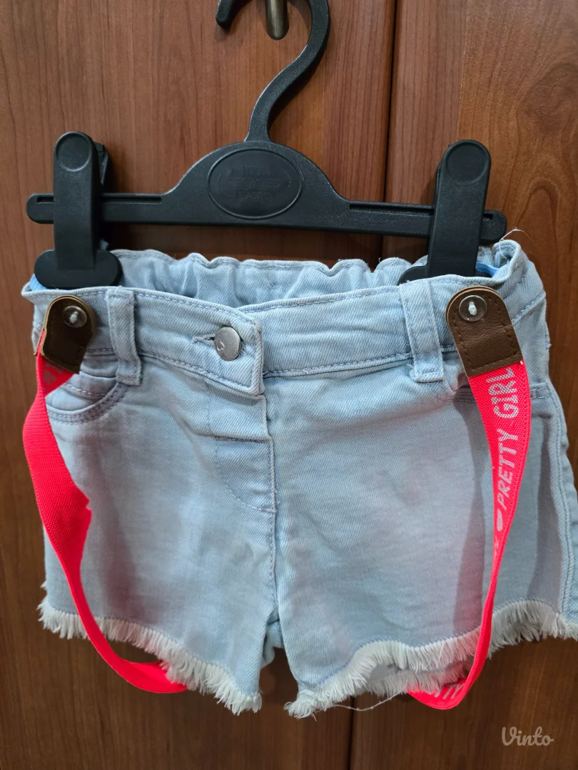 LC Waikiki teksas šorc sa tregerima – vel. 18–24 meseca (86–92 cm)