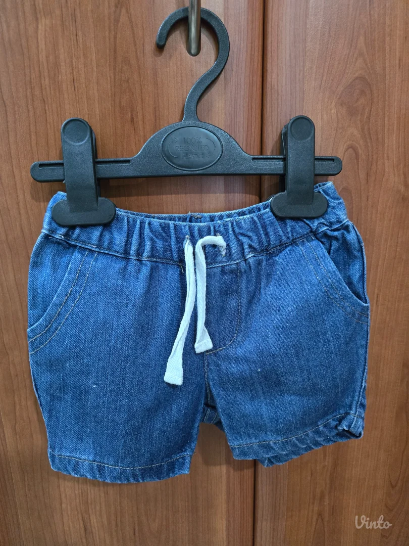 Teksas šorc za novorođenče Sprout – vel. 56 (0–3 meseca)