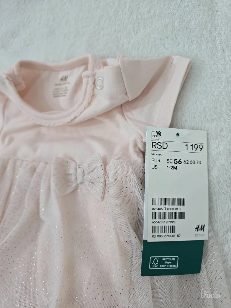 H&M haljinica za bebu – novo sa etiketom – 56